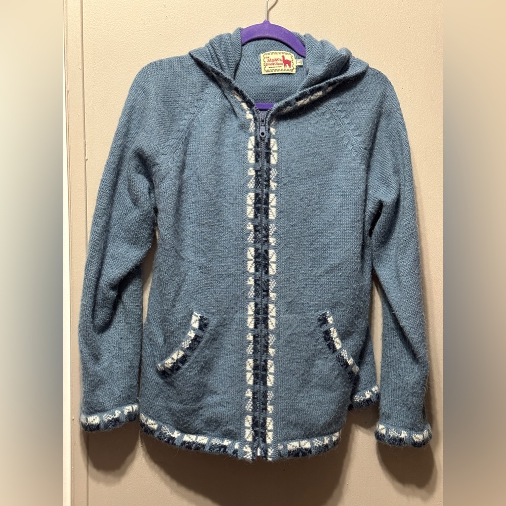 The Alpaca Connection Zip Up Cardigan